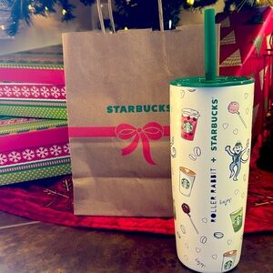 New Roller Rabbit Starbucks Tumbler Limited Edition